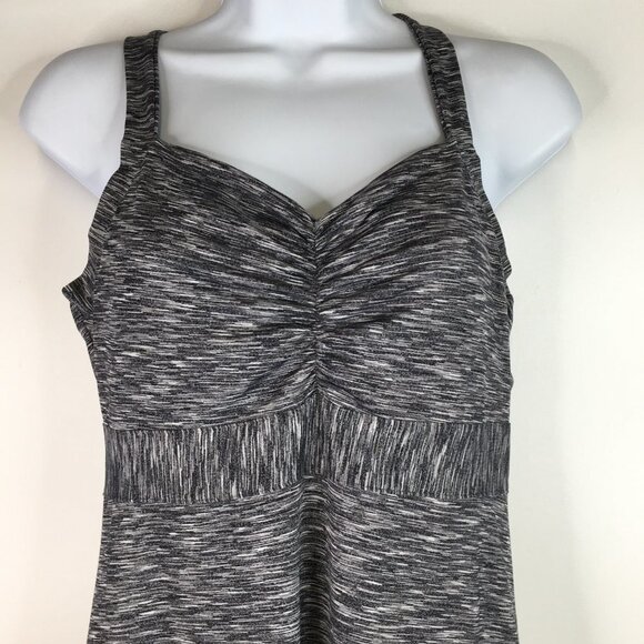 Prana Amaya Sleeveless Heathered Gray/ Charcoal Athletic Dress Size M - Picture 3 of 11